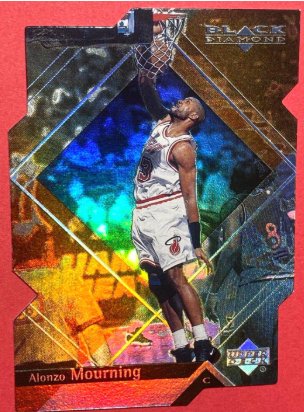 Upper Deck Black Diamond Alonzo Mourning card